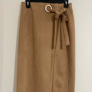 Alice Blue Tan Pencil Skirt